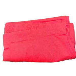 Denim & Co Womens 3X How Timeless Stretch Capris Coral Lattice‎ Vent Detail NWT